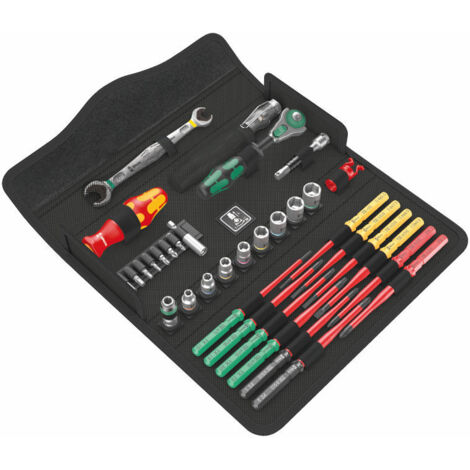 Wera Kraftform Kompakt W1 Wartung, Werkzeug-Set, 35-teilig (1/10)