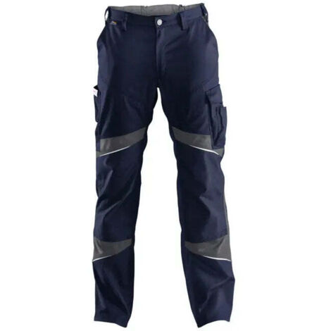 Kübler X Protect Bundhose 2054/5881/4650 – Blau/rot, Herren, Mischgewebe, Neu Mit Etikett