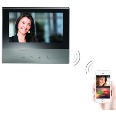 Bticino AP-Videohausstation CLASSE300 X13E mit Smartphone-Anbindung, Farbe: Schwarz 344643