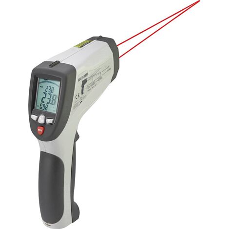 VOLTCRAFT MINI IR 10 Infrarot-Thermometer – -33 Bis +500 °C, Optik 1:1, Metallgehäuse, Mit Schlüsselanhänger