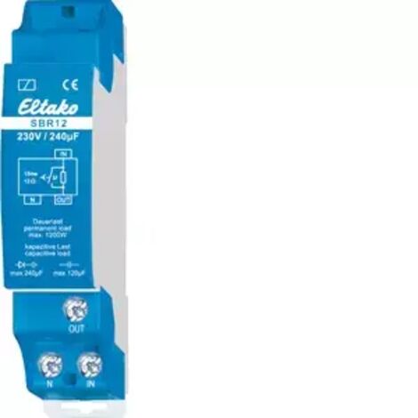 Eltako Strombegrenzungsrelais 1 Schließer 16A/250V SBR12-230V/240µF (1/2)