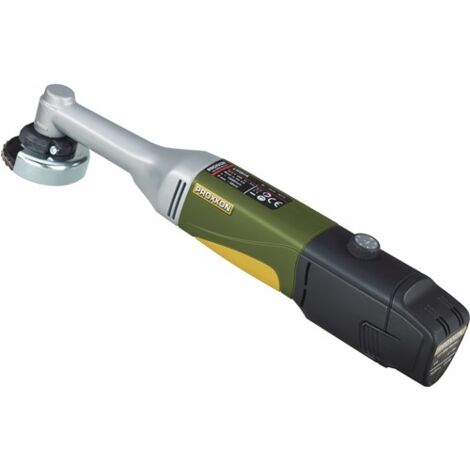 Proxxon – Akku-Langhals-Winkelschleifer 10.8 V – 50 mm Scheibendurchmesser – Stufenlose Drehzahlregelung – Inkl. 2.6 Ah Akku und Koffer (1/5)
