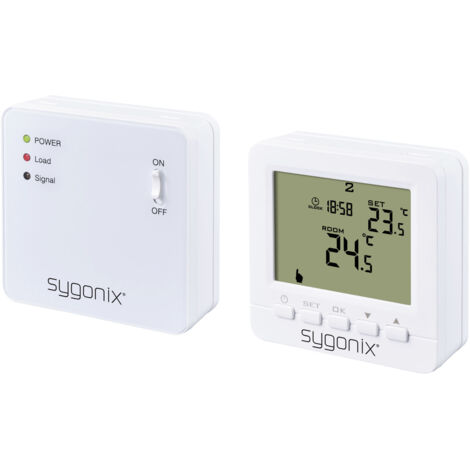 Sygonix SY-5470190 Funk-Raumthermostat Aufputz Wochenprogramm 1 St.