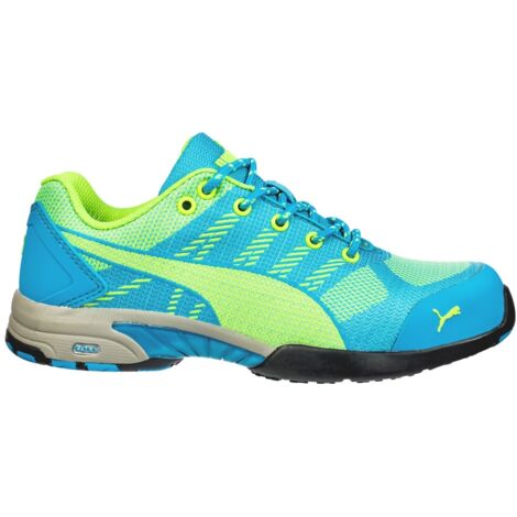 Puma Safety Puma Sicherheitsschuh CELERITY KNIT LOW WNS S1P HRO SRC 642900 Gr.35 blau/grün