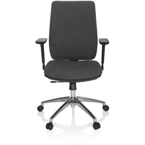 [GEBRAUCHT] B-Ware Hjh Office Bürostuhl Drehstuhl Stuhl Integrio I Stoff Dunkelgrau Armlehnen