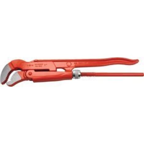 VBW S-Maul-Rohrzange 2'' rot lackiert und poliert - 952020
