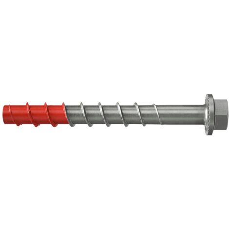 Fischer Betonschrauben 12x110 - Schraubanker Sechskant mit U-Scheibe, Edelstahl A4 - 20 Stück