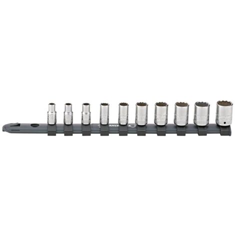 Stahlwille 12916/10-40 Steckschlüssel-Satz 1/4" mit Clip-Leiste SW 5-14 mm 10-tlg. (1/5)