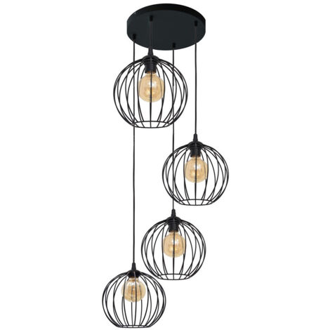 Helam MERCURE Cluster Pendelleuchte Schwarz 40cm (1/2)