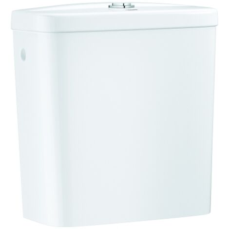 Grohe Bau Ceramic - Spülkasten für WC-Kombi, 34x15 cm, Anschluss seitlich, Alpinweiß 39437000