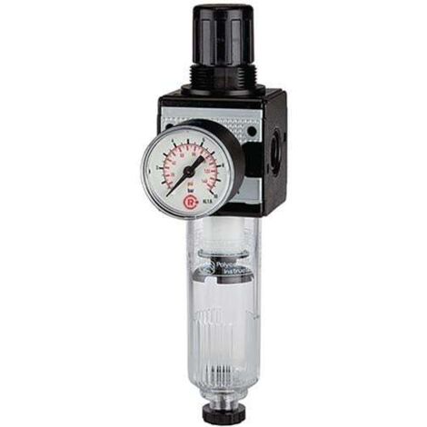 Riegler Filterregler multifix PC-Behälter BG 1 G 1/4 0,5-10 bar HA - 100470