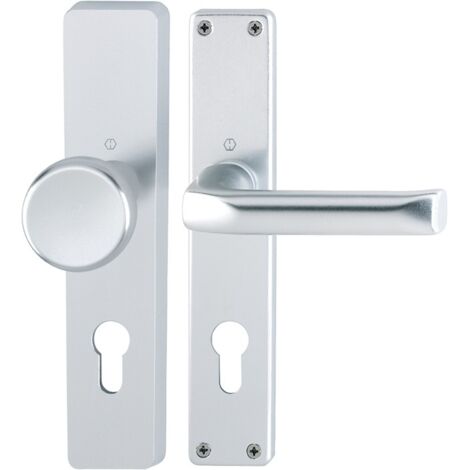 Hoppe Langschildgarnitur London 54/227/202SP/113 Alu. F1 PZ 72mm DIN L/R HOPPE