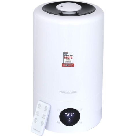 PROFICARE Luftbefeuchter Ionisierungsfunktion Ultraschall Timer PC-LB 3077-'70002234'