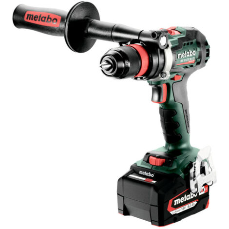 METABO Akku-Bohrschrauber BS 18 LTX BL Q I (602359650) Kunststoffkoffer 18V 2x5.2Ah Li-Ion + ASC 55