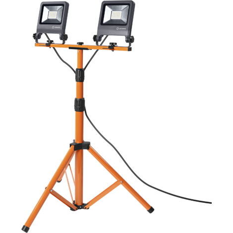 LEDVANCE LED-Baustrahler Tripod, 2x30W, 5000lm, 4000K
