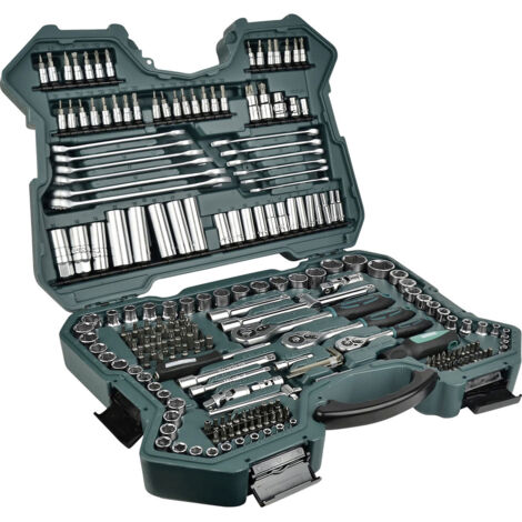 Brüder Mannesmann  Steckschlüsselsatz metrisch 1/4" (6.3 mm), 3/8" (10 mm), 1/2" (12.5 mm) 215teilig