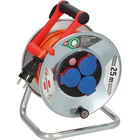 Brennenstuhl Garant S IP44 Kabeltrommel, 25m Kabel in orange