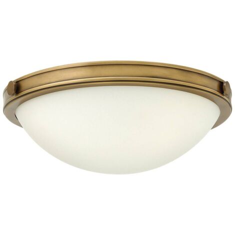 Elstead Collier - 2 Licht kleine Deckenflush Light Messing, E27 (1/4)