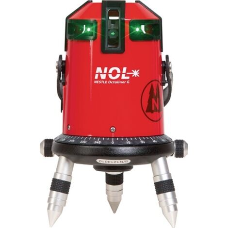 NESTLE Kreuzlinienlaser OCTOLINER G 50 (120 m.Empfänger)m ± 1,5 mm/10m - 16114001 (1/5)