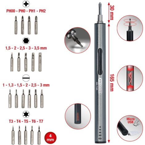 KS Tools 500.7195 Akku-Schraubendreher 3.7 V 0.26 Ah Li-Ion (1/5)