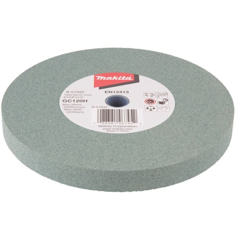 Meule CBN 150 Mm Grain 180 Pour Aiguiser Outils Acier Rapide Et Tournage Bois