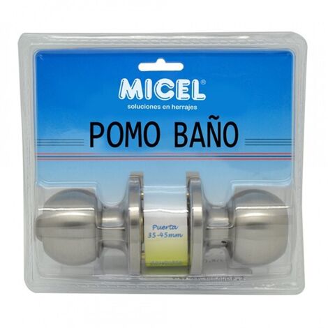 POIGNÉE BOULE SALLE DE BAIN INOX