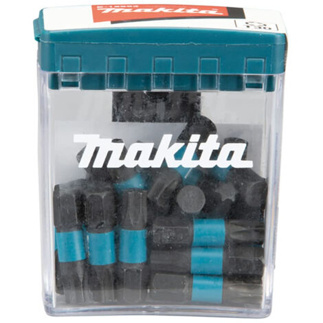 PACK EMBOUT IMPACT BLACK T30 25MM 25PCS MAKITA E-12653