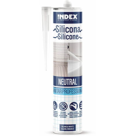 12 silicones neutre professionnel aux propriétés fongicides - 280 ml - transparent (1/2)