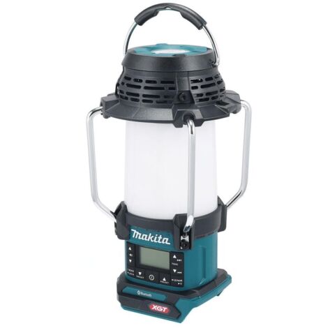 Makita – Lampe de camping 360˚ avec Bluetooth – Alimentation XGT® 40Vmax – Résistante avec technologie XPT – Port USB