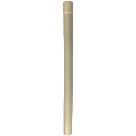 451424-7 Tube droit en plastique 28 x 465 mm, beige (1/2)