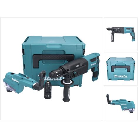 Makita – Perceuse à percussion HR2653TJ 800W – 2,4J de force d'impact – Pour béton, métal et bois – Technologie anti-vibration AVT (1/5)