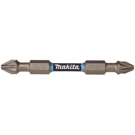 E-06292 Pointe torsion Impact Premier, PZ2 - PZ2, 65 mm, Double embout, 1/4", 2 pcs (1/2)