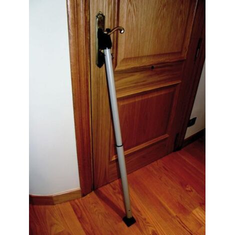 Arregui – Barre de blocage pour portes – Système anti panique – Acier renforcé – Longueur 1m – Pour bois dur et béton armé (1/4)