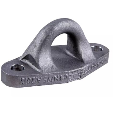 FP – Ancre fixe aluminium 150 kg – Fixation par vis M12 – Entraînement 100 mm – Norme EN 795 Classe A pour sécurité renforcée