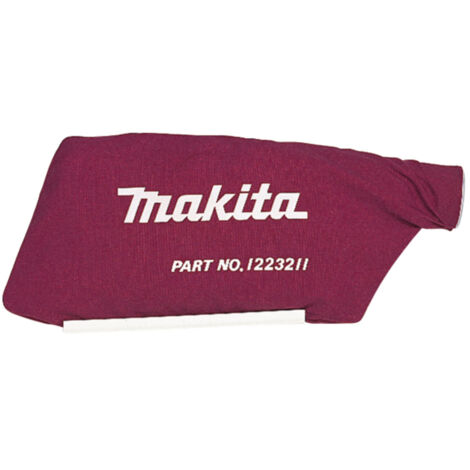 Makita – Sac à poussière en tissu pour ponceuses à bande 9404 et 9920 – Collecte efficace des poussières – Environnement de travail propre - 122591-2