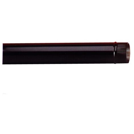 TUBE POÊLE VITRIFIÉ NOIR - 150X0,6 MM