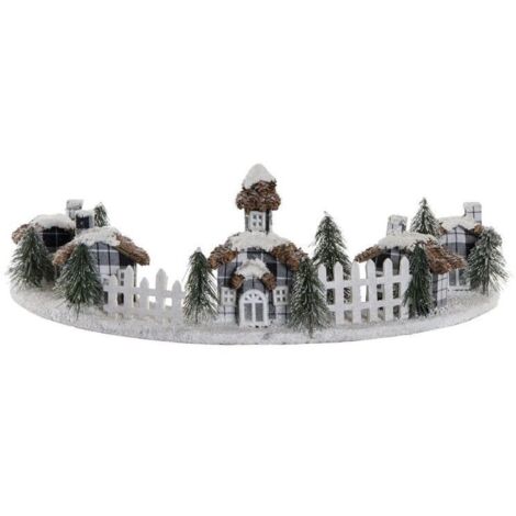 BASE DE SAPIN DE NOËL AVEC LED - 60X30X19 (1/4)
