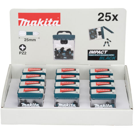 E-12376-12 Impact Black Tip, PZ2, 25 mm, 25 pcs x 12 Sets (1/5)