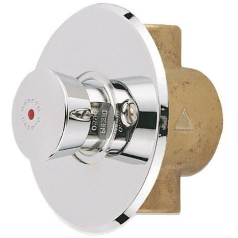 MITIGEUR DOUCHE TEMPORISÉ 55 PLAT ROUGE