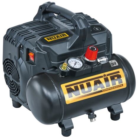 COMPRESSEUR 1HP SANS HUILE 8 BAR - 6 L (1/3)