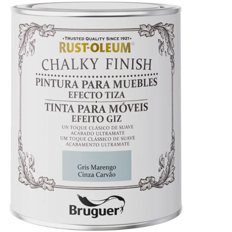 PINTURA MUEBLES TIZA GRIS MARENGO - 750 ML (1/4)