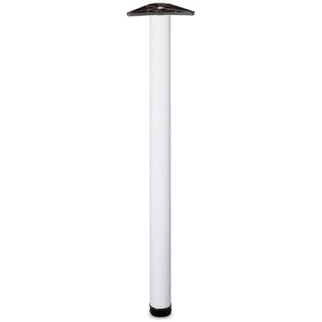 PIED DE TABLE BLANC - 870X60 MM (1/5)