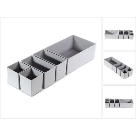 Makita – Insert pour boîte de rangement 360x120x60mm – 5 récipients unicolores – Compatible systèmes de rangement Makpac - P-84171