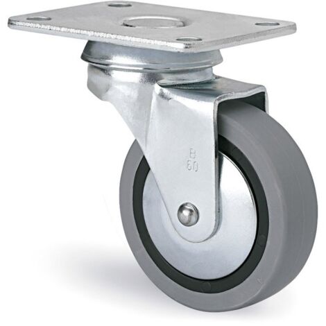 RUEDA GOMA GRIS (B) - 40 MM (1/3)