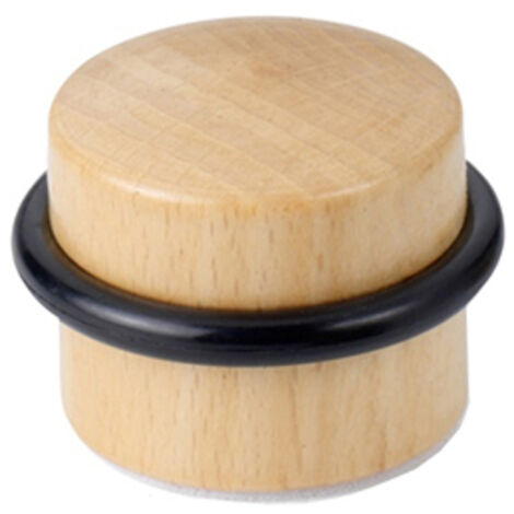 Blister 1 butoir de porte adhésif. Bois de hêtre 2032-8a inofix (1/2)