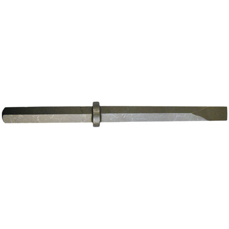 Burin plat Hexagonal à collerette 28x410mm MAKITA D-17647