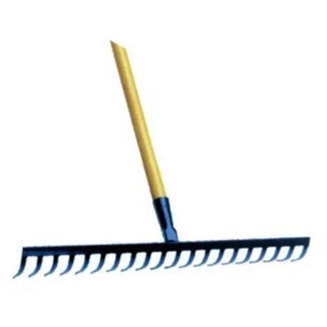 Bellota – Râteau professionnel 20 dents – Manche en acier – Largeur 30cm – Conception durable pour ramassage efficace des débris