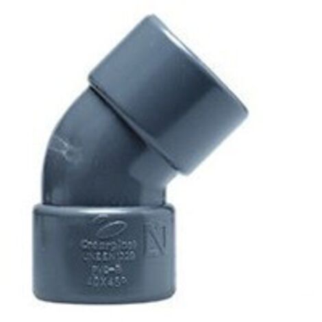 COUDE PVC H-H 45 CHH-07 - 50 MM