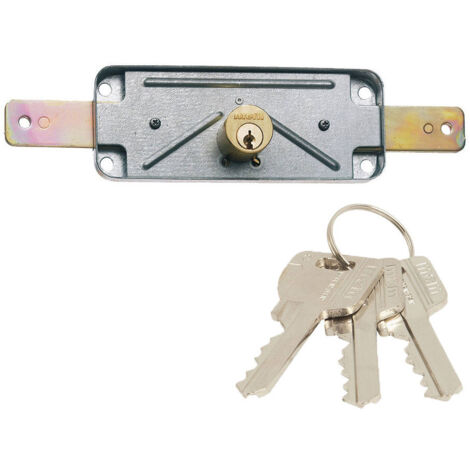 Mcm Serrure de sécurité Argenté pour portes métalliques (1/5)