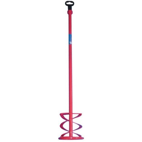 Pagaie De Mélange M14 120mm X 600mm Pour Mortier, Plâtre, Béton - Acier - Neuf
